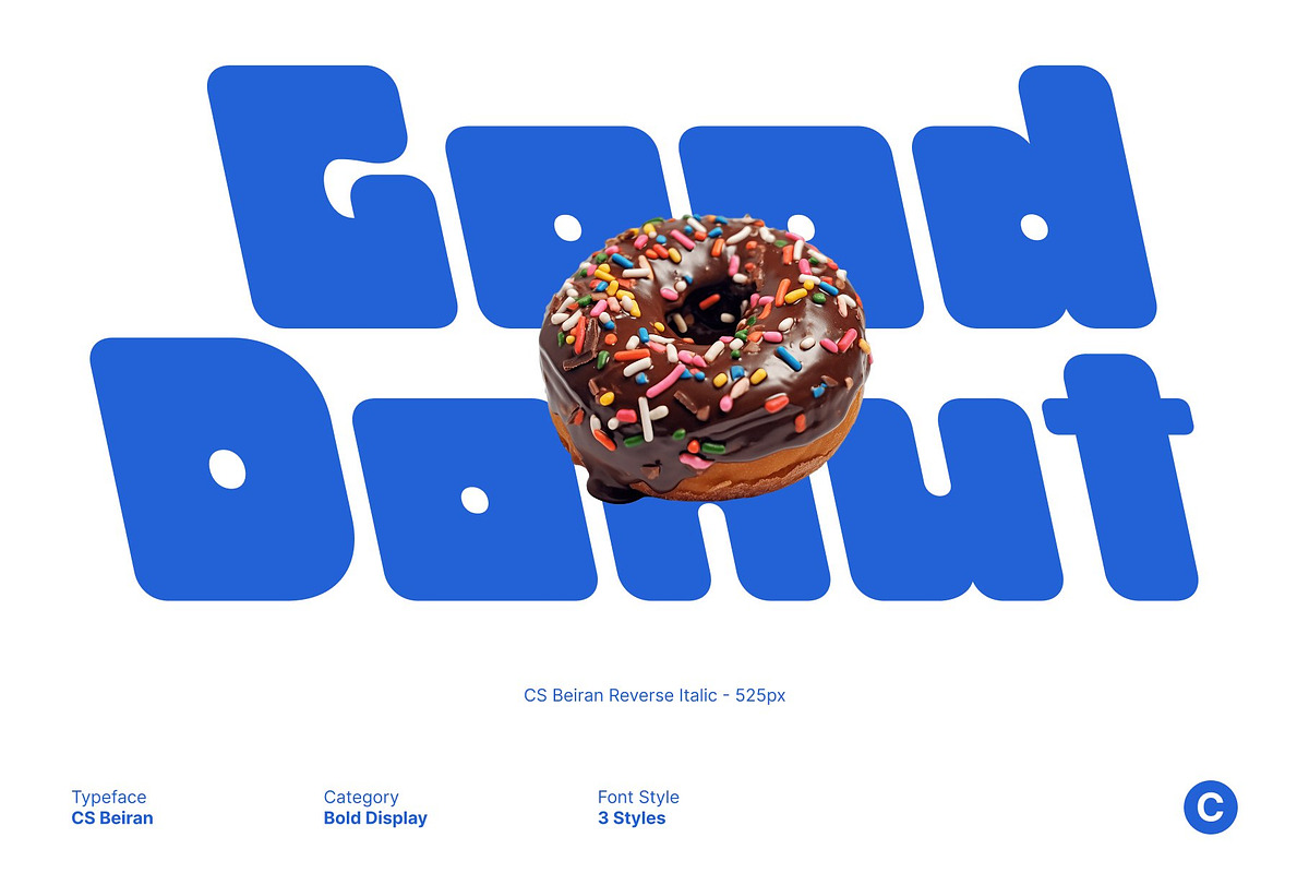 CS Beiran – Chunky Font, a Sans Serif Font by Craft Supply Co. (Photo 7 of 8)