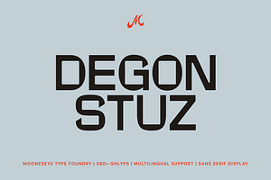 Degon Stuz - Sans Serif Display
