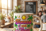 Tanned and Tipsy T-Shirt Design, a Shirt Mockup by Vector Stall (Thumbnail 4 of 9)