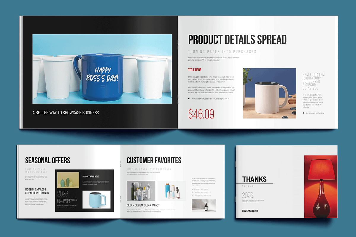 Product Catalog Brochure Design, a Brochure Template by MightyDesign (Photo 5 of 8)
