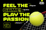 Raga Koner - Display Sport Font, a Handwritten Font by trabaskriya (Thumbnail 8 of 9)