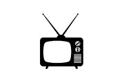 Retro Television Minimal Silhouette, a Graphic by hafijul (Thumbnail 3 of 14)