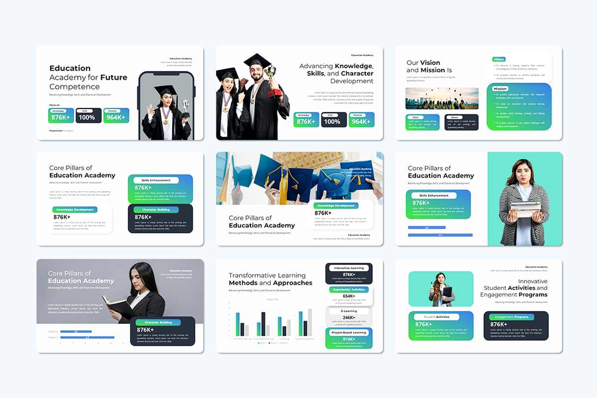 Education Academy - Keynote Template, a Presentation Template by Iqsiart Studio (Photo 2 of 3)