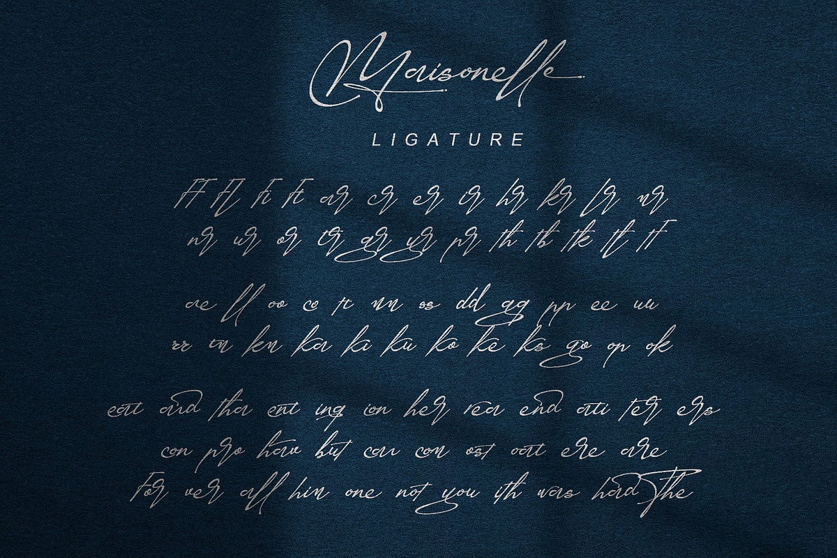 Maisonelle – Natural Signature Font, a Handwritten Font by Letterara (Photo 12 of 14)