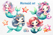 Cute Ocean Creatures, an Animal Illustration by Watercolor dreams (Thumbnail 3 of 8)