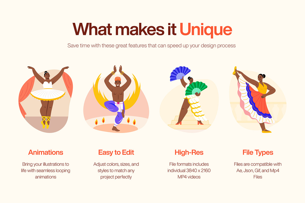Animated Dance Vector Illustration, a Person Illustration by Brickclay (Photo 2 of 4)