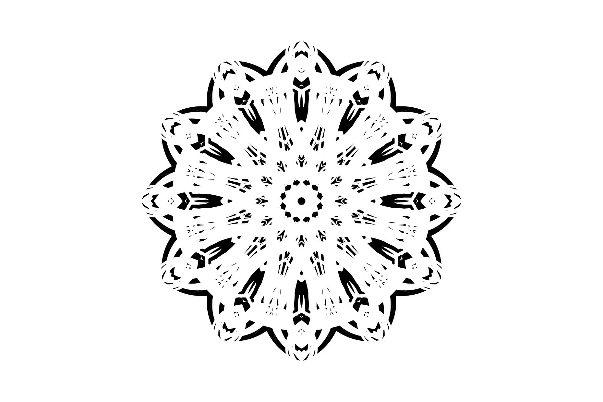 Decorative Mandala Digital Art Pack, a Decorative Illustration by NJ Himel (Photo 39 of 101)