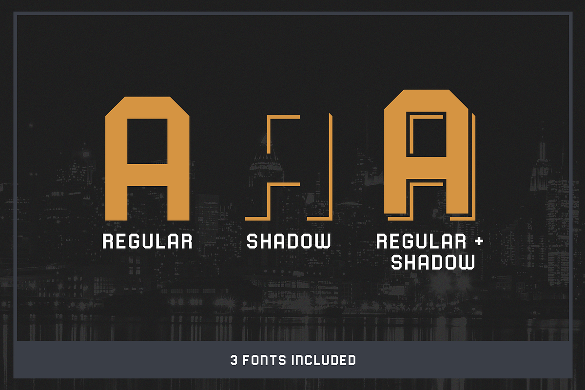 College Illusion Display Typeface, a Font by GlitzyGrapix (Photo 2 of 13)