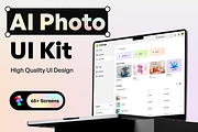 AI Photo UI Kit, an UI Kit Template by Trung (Thumbnail 1 of 8)
