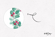 WATERCOLOR WINTER WREATH PNG, an Illustration by KruthDesign (Thumbnail 3 of 10)