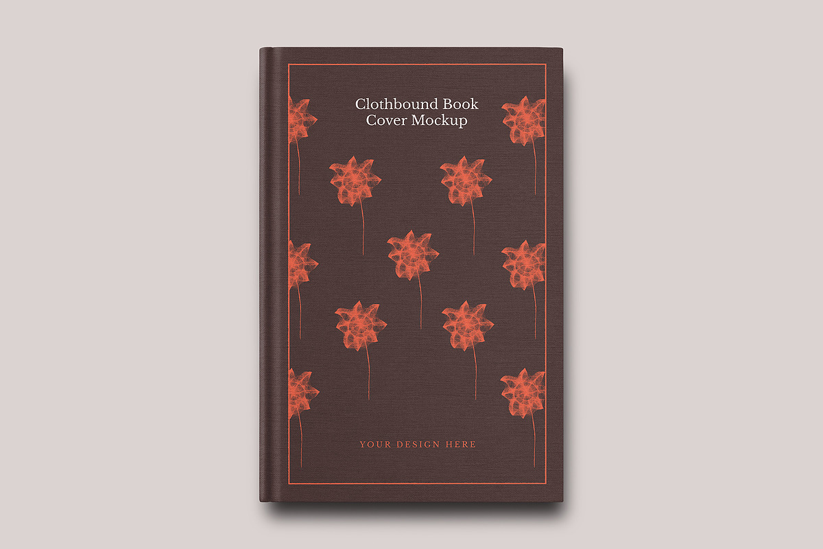 Clothbound Book Cover Mockup, a Books & Magazine Mockup by Aurora Graphics (Photo 3 of 4)