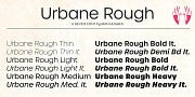 Urbane Rough, a Sans Serif Font by Device (Thumbnail 5 of 6)