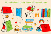 Love Books bundle, an Object Illustration by Virinaflora (Thumbnail 2 of 8)