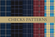 Unique Checks Patterns for Fabric, a Pattern Graphic by wowpatterns (Thumbnail 1 of 4)
