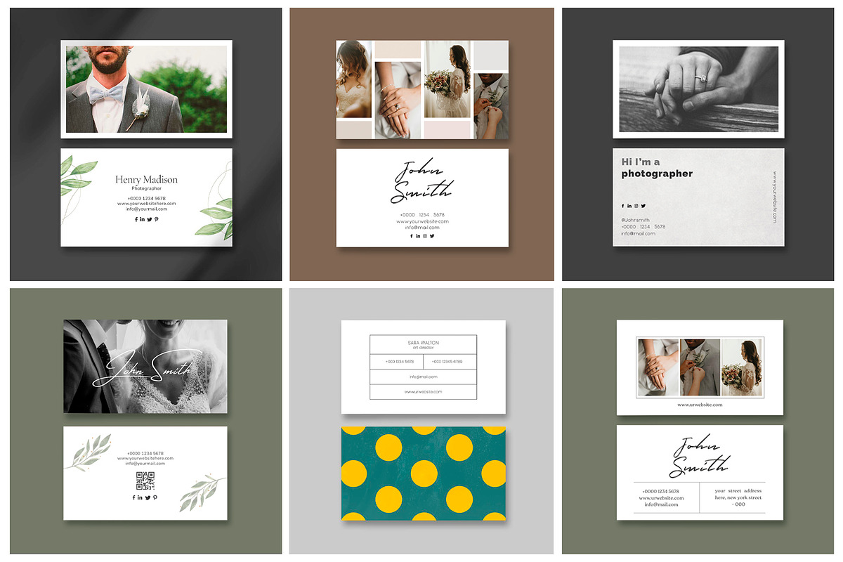 50 Business Cards Mega Bundle, a Business Card Template by Saman Osama (Photo 3 of 10)