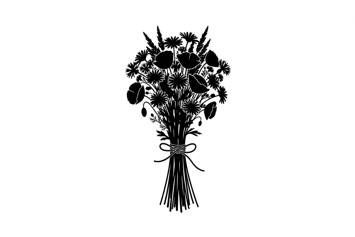 Floral Bouquet SVG Bundle, an Illustration by Designs_River (Photo 8 of 31)