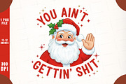 Funny Sarcastic Santa PNG, an Illustration by SinaCreation (Thumbnail 1 of 7)