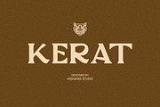 Kerat Serif Font, a Serif Font by Hishand Studio (Thumbnail 1 of 10)