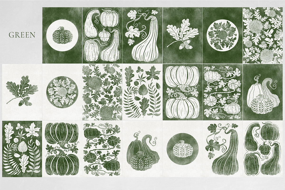 Autumn folk posters, a Wallpaper Graphic by Garden in frame (Photo 9 of 12)