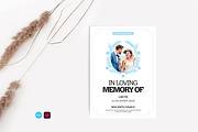 Funeral Program Word Template, an Invitation Template by Creatiya Type (Thumbnail 1 of 6)