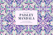 Elegant Paisley Mandala Pattern Pack, a Pattern Graphic by ASTUDIO (Thumbnail 1 of 8)