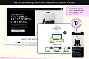 Dark Minimalistic Wix Sales Template, a Wix Template by Template Twist Shop (Thumbnail 7 of 10)