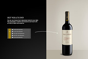 Premium Red Wine Mockup, a Product Mockup by ShinyPixel (Thumbnail 2 of 4)