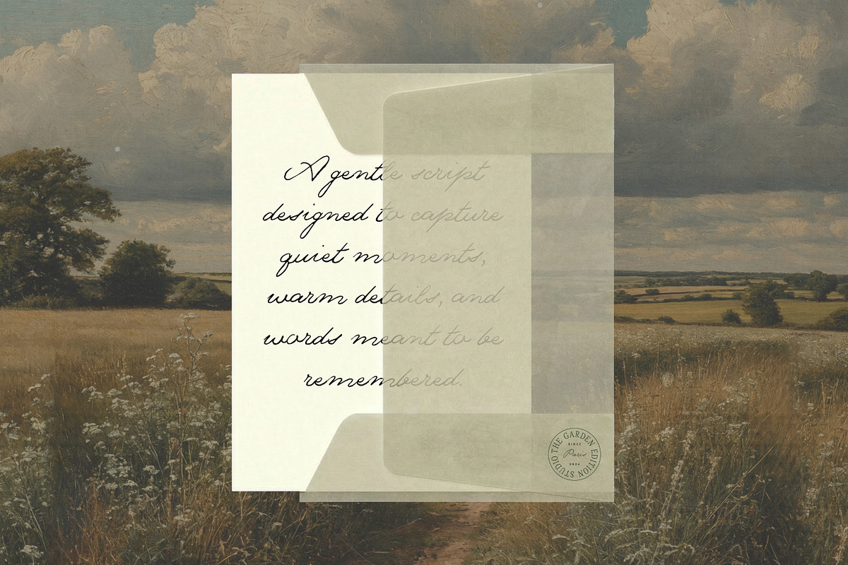 The Meadows - Font Trio & Extra, a Handwritten Font by Davide Bassu (Photo 13 of 25)