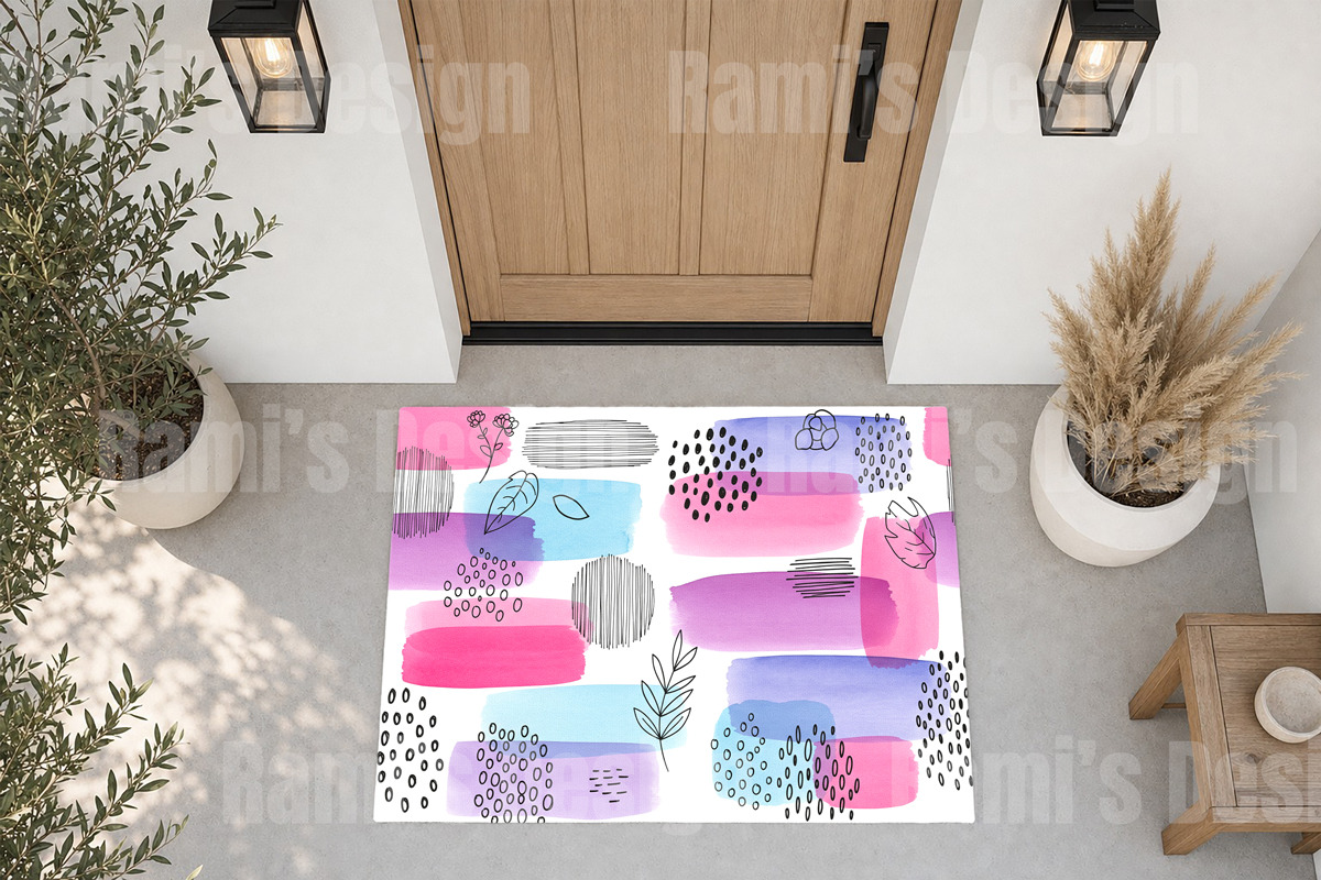 Welcome mat mockup blank, an Advertising Mockup by Rami's Mockups (Photo 3 of 3)