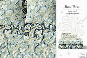 Powder Blue Paisley, a Pattern Graphic by Zeesi Design Garden (Thumbnail 7 of 8)