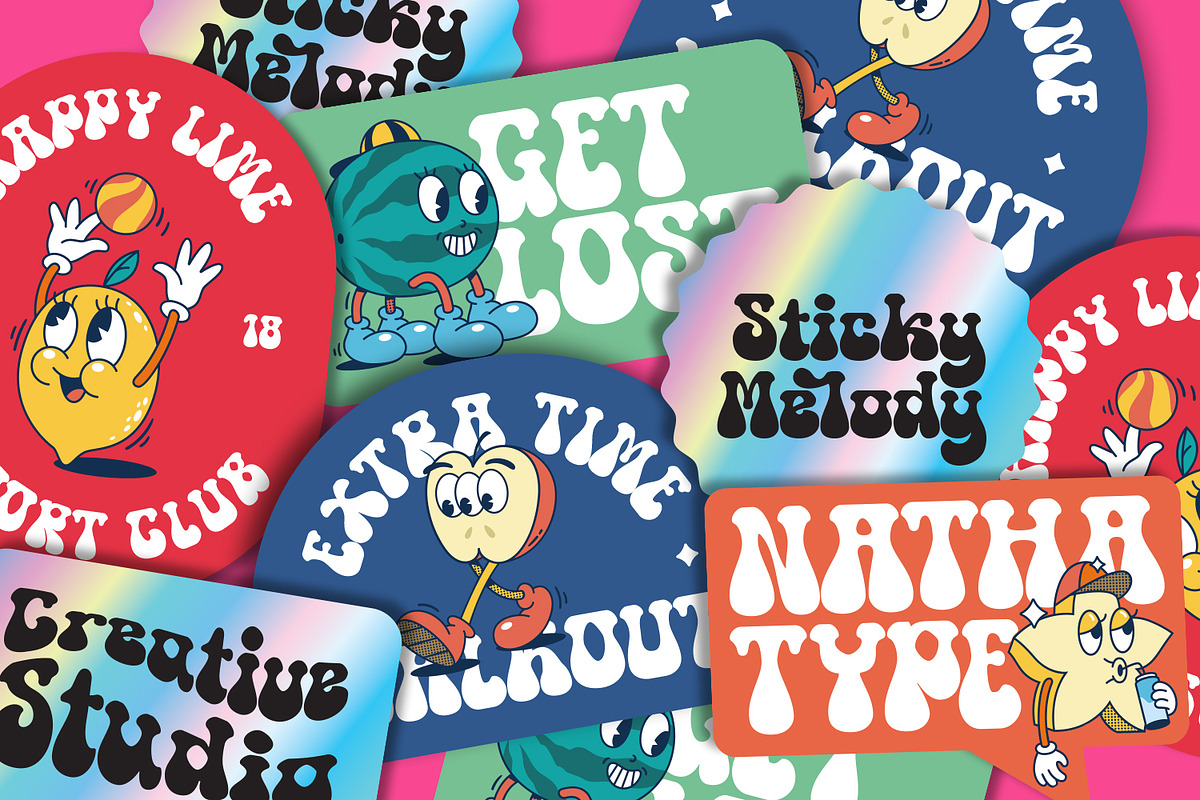 Sticky Melody, a Script Font by Nathatype (Photo 2 of 10)