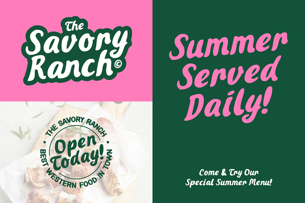MN Soraine - Handwritten Script Font, a Script Font by Mantra Naga (Photo 8 of 15)