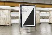 Subway Poster Mockup Bundle Metro, an Advertising Mockup by FoundImages (Thumbnail 27 of 61)