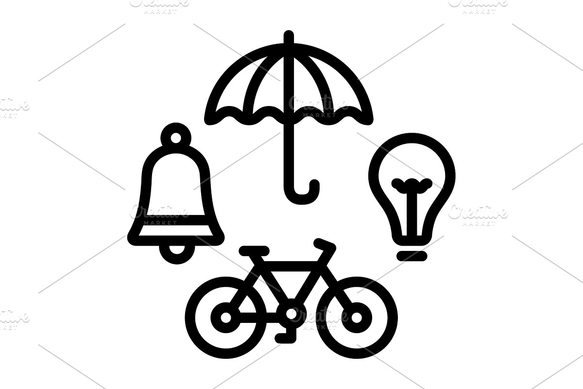 Objects things black icon, an Outline Icon by Creative priyanka