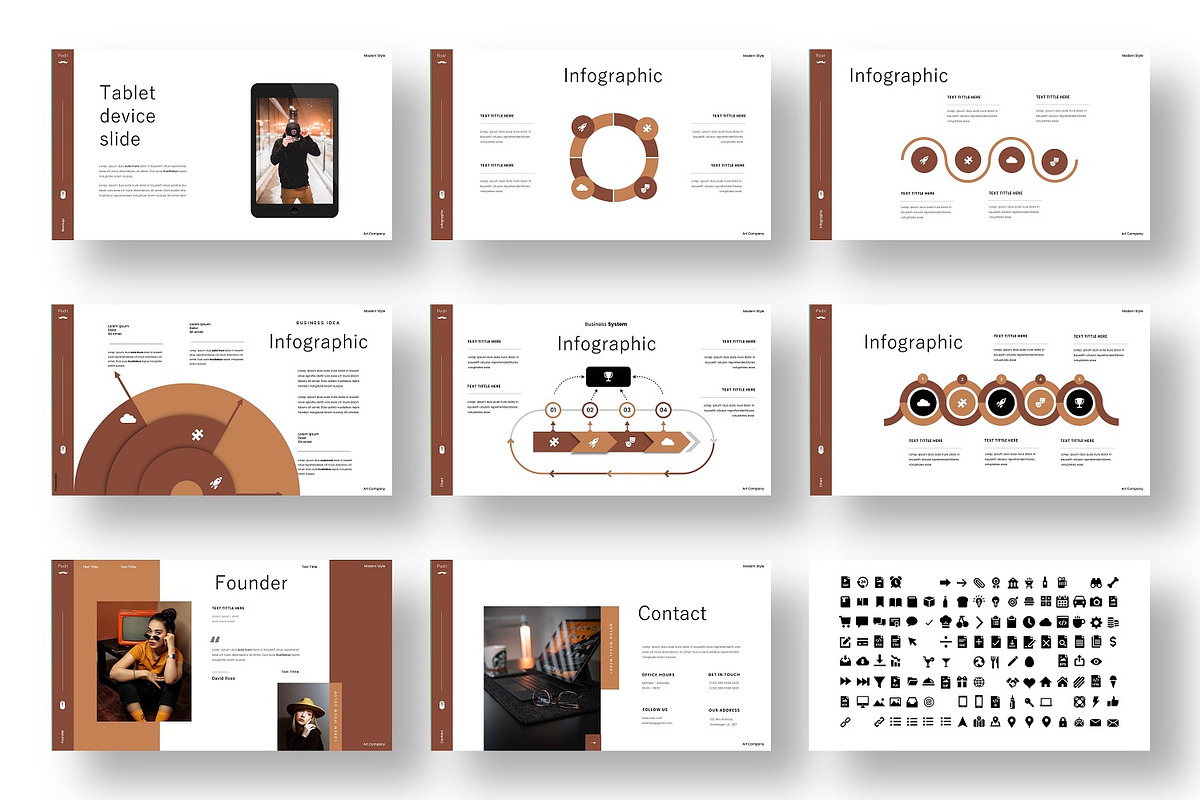 Pedri - Business PowerPoint Template, a Presentation Template by Dens Creative Studio (Photo 5 of 6)