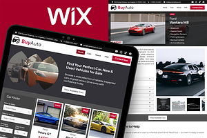 Car Dealer & Showroom Website, a Wix Template by Kitteeh
