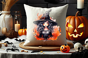 Halloween Witch Sublimation Bundle, a Seasonal Illustration by Creative Arslan (Thumbnail 8 of 11)
