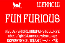 Fun Furious font