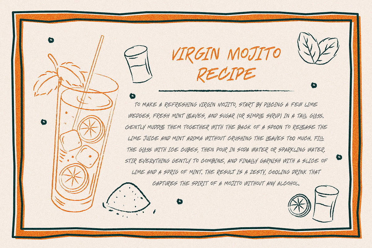Lasagnio Wiggly - Natural Fun, a Handwritten Font by ErgibiStudio (Photo 8 of 10)