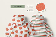 Cute tomato, a Pattern Graphic by Olena Kuznietsova (Thumbnail 1 of 10)