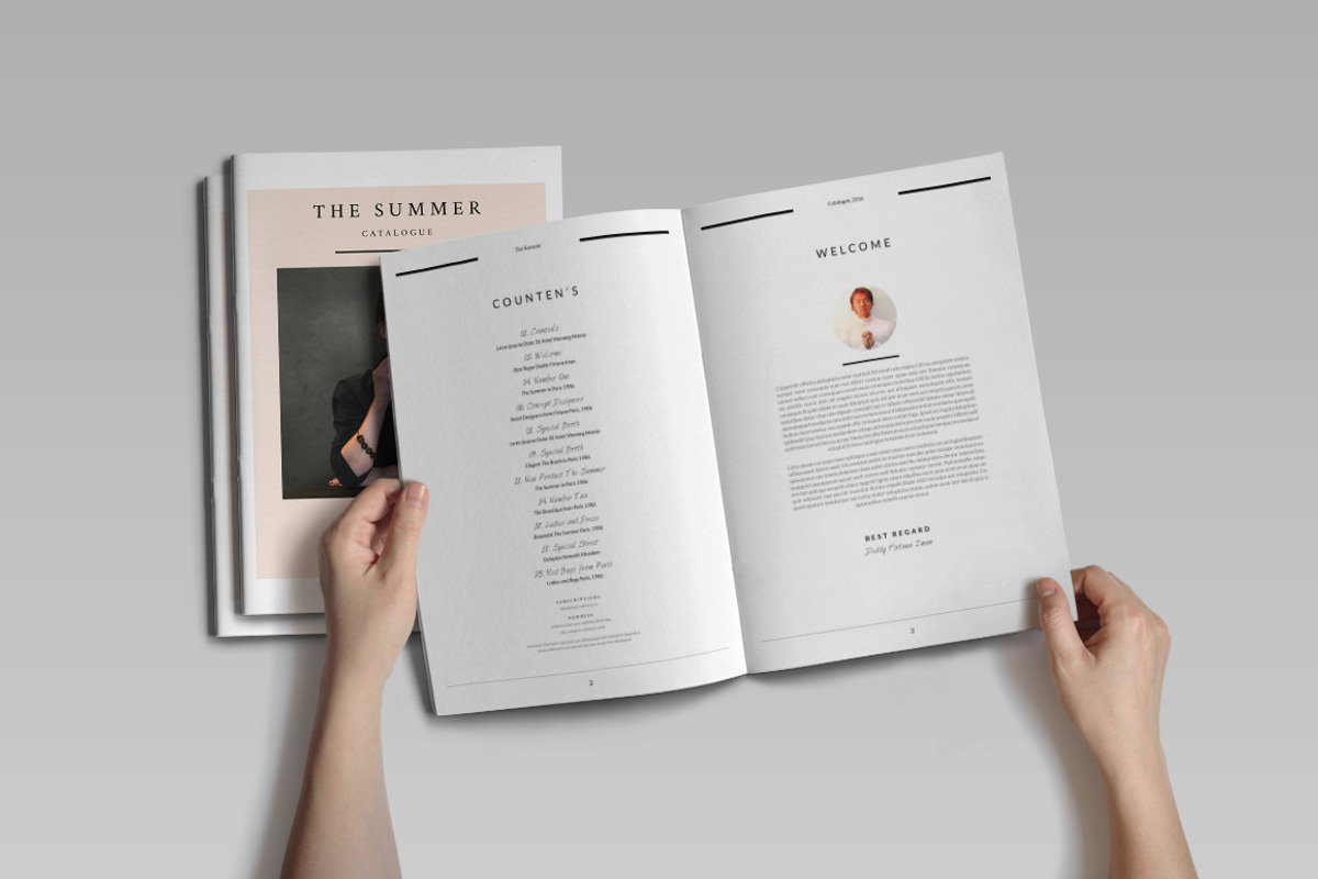 The Summer Catalogue, a Brochure Template by Firtana (Photo 2 of 12)