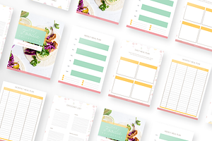 Foodie Meal Planner Template Canva