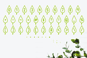 Leaf Font, a Symbol Font by LivelyAutumn11.11 (Thumbnail 3 of 4)