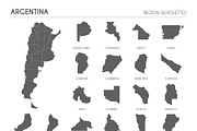 Region Silhouettes of 88 countries, an Education Illustration by asantosg (Thumbnail 17 of 19)
