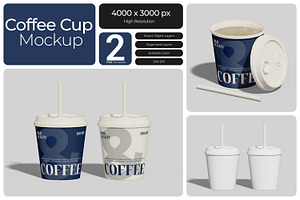 Coffee Cup Mockup, a Cups & Container Mockup by Bartama Graphic