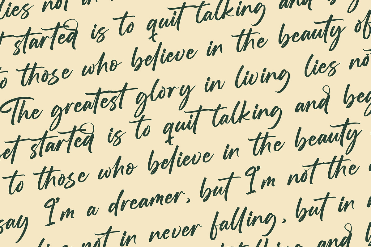 Straight Pathart Modern Brush Font, a Script Font by stylishtype.co (Photo 17 of 20)