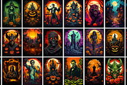 Deadly Creepy Halloween Vectors, an Illustration by Fresh Design Elements (Thumbnail 9 of 13)