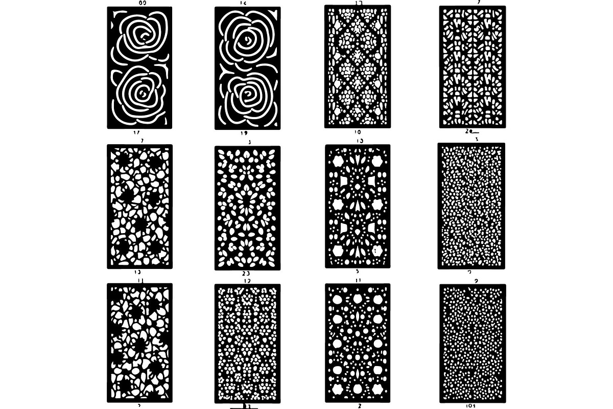 Black Lasercut Panel Bundle, an Object Graphic by Designer_Momina (Photo 5 of 13)