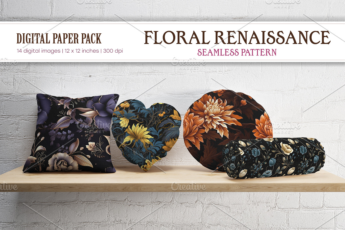 Floral Seamless Patterns 12., a Pattern Graphic by KENO Mascots (Photo 9 of 10)
