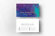 Artistic Business Card Template-011, a Business Card Template by M6 Gallery (Thumbnail 3 of 5)